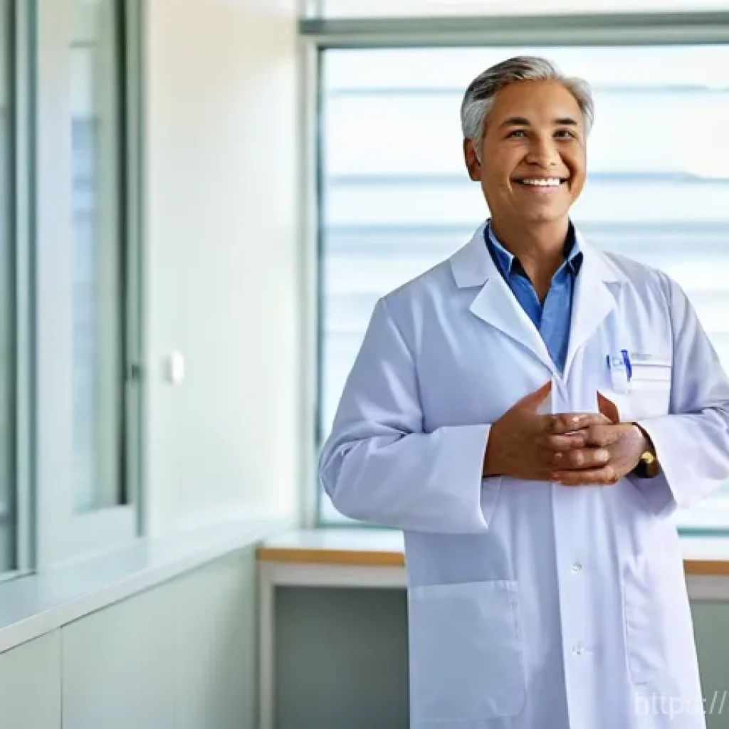 폐암 조기 진단 CT 스캔 - **Prompt 1: A Window to Hope and Early Detection** "A visually diverse individual, a male in his...