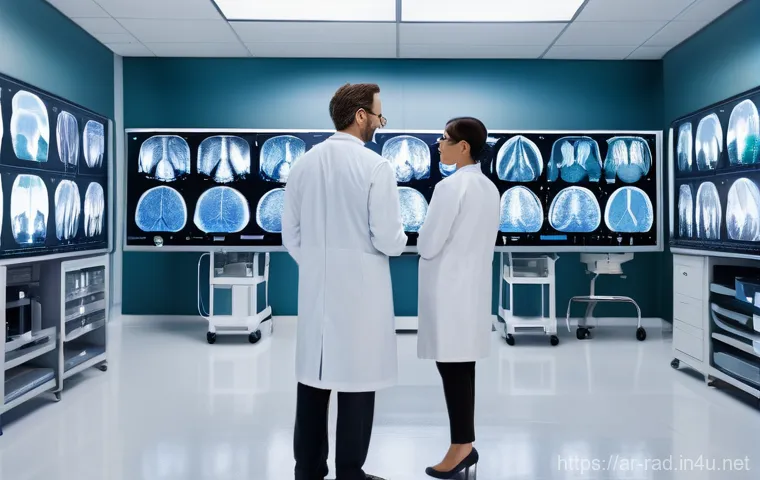 폐암 조기 진단 CT 스캔 - **Prompt 2: The Precision and Comfort of an LDCT Scan** "Inside a modern, well-lit diagnostic im...